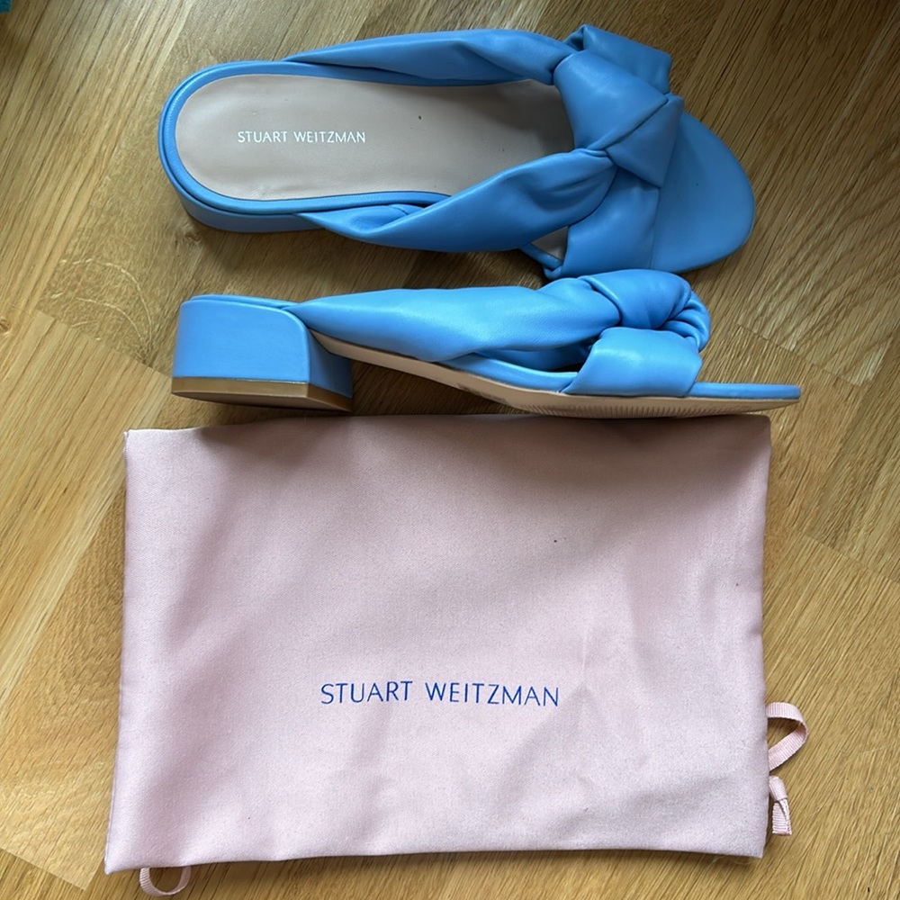 Stuart Weitzman Playa 35 Knot Block Slide - image 7